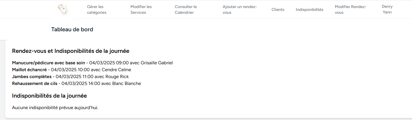 Dashboard Administrateur
