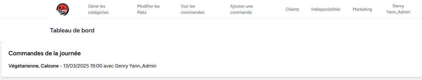 Dashboard Administrateur