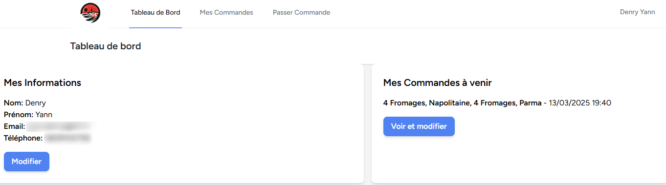 Dashboard client